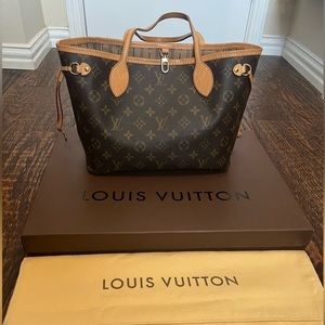 LV Neverfull MM Monogram Cavas Comes with Original Box Dust Bag